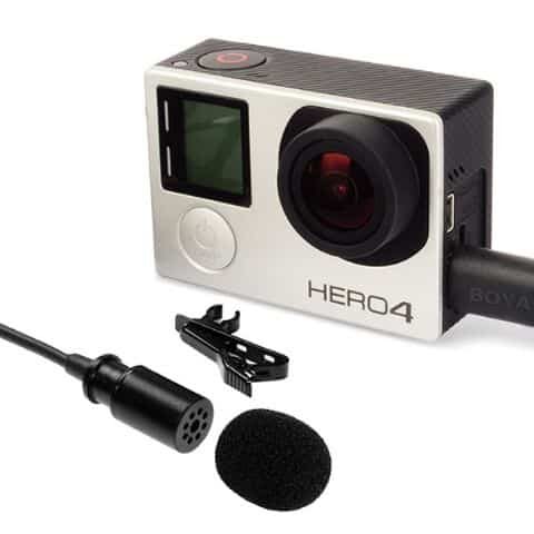 BOYA BY-GM10 lavalier microphone for GoPro