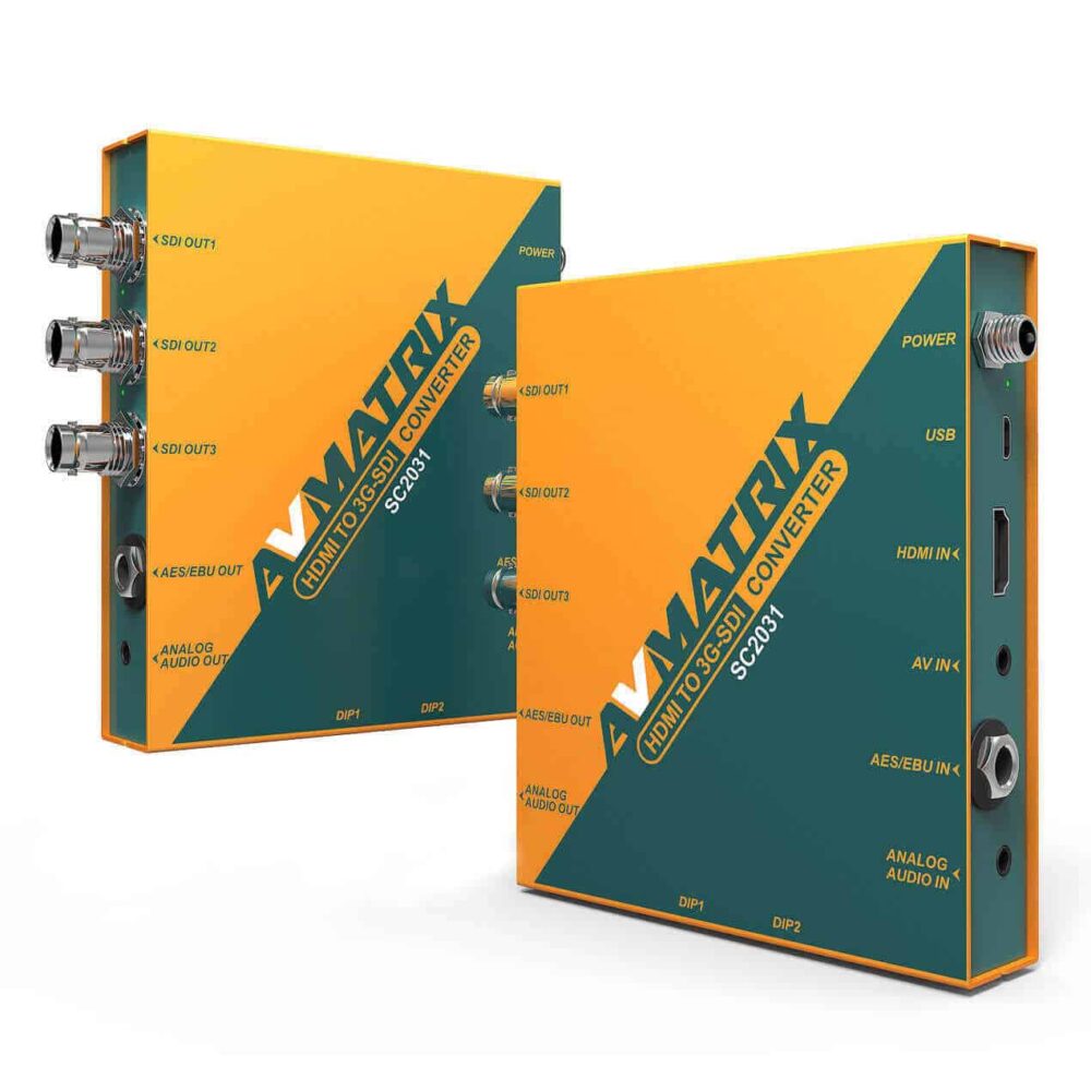 AVMATRIX SC2031 HDMI & AV to 3G-SDI scaling converter