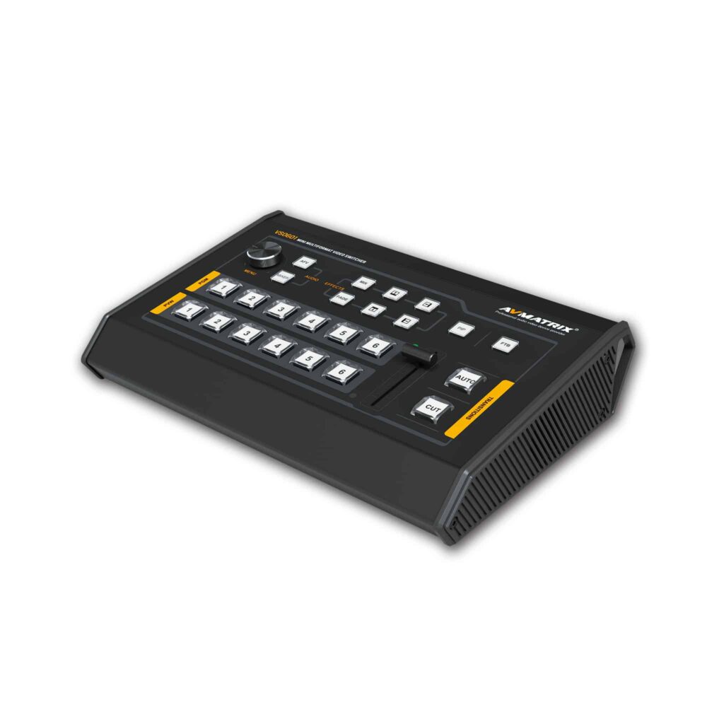 AVMATRIX VS0601U mini 6ch SDI/HDMI multi-format streaming video switcher