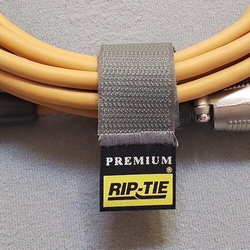 1" x 14.5" RIP-TIE Rip-Lock CableWrap, 10 Pack, GREY