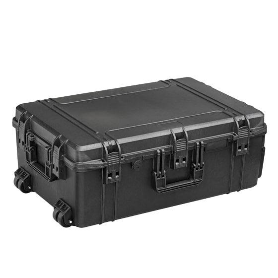 PANARO MAX750H280 waterproof case, black, wheeled, empty