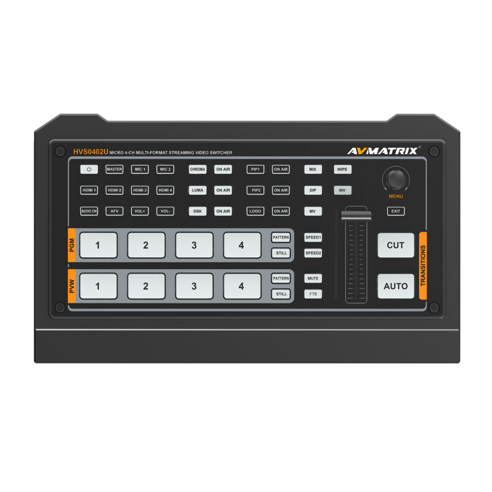 AVMATRIX HVS0402U micro 4 channel HDMI live streaming video switcher