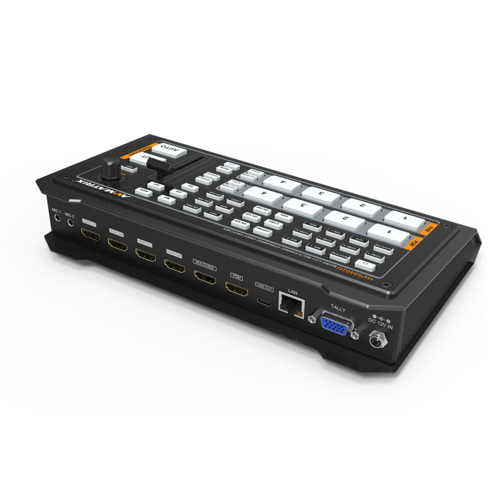 AVMATRIX HVS0402U micro 4 channel HDMI live streaming video switcher