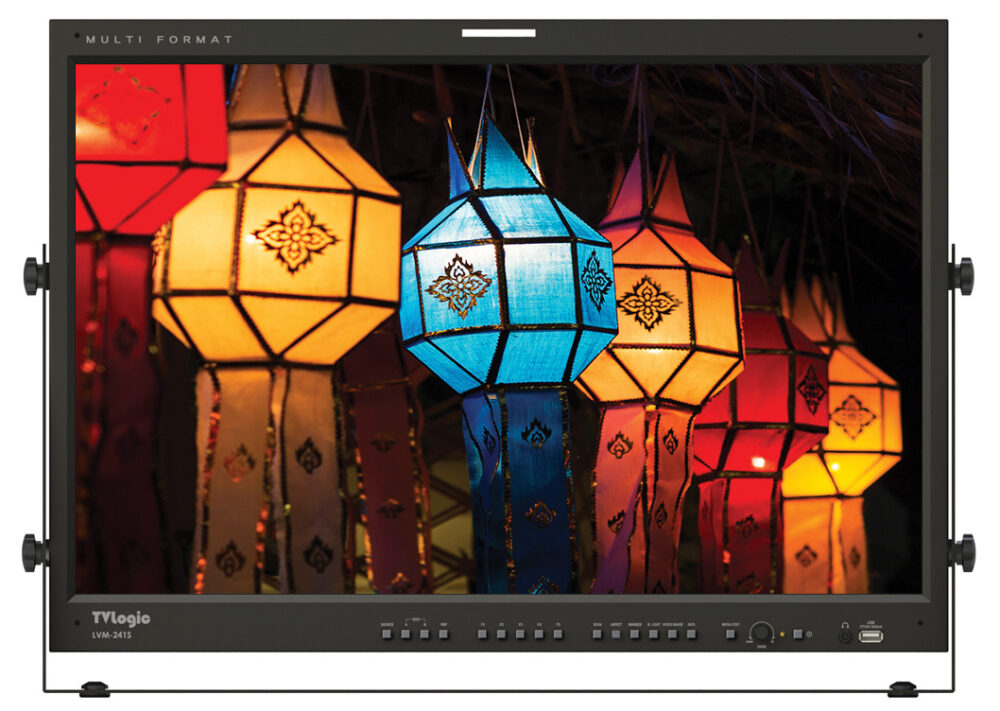 24" TVLOGIC LVM-241SA QC-grade Super-IPS LCD monitor, 10 bit