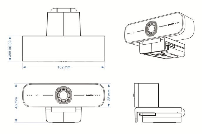 Full-HD USB webcam