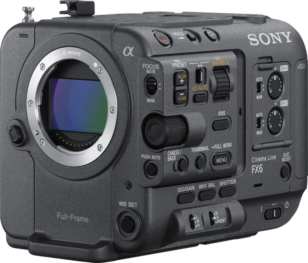 SONY FX6 täiskaader Cinema Line kaamera