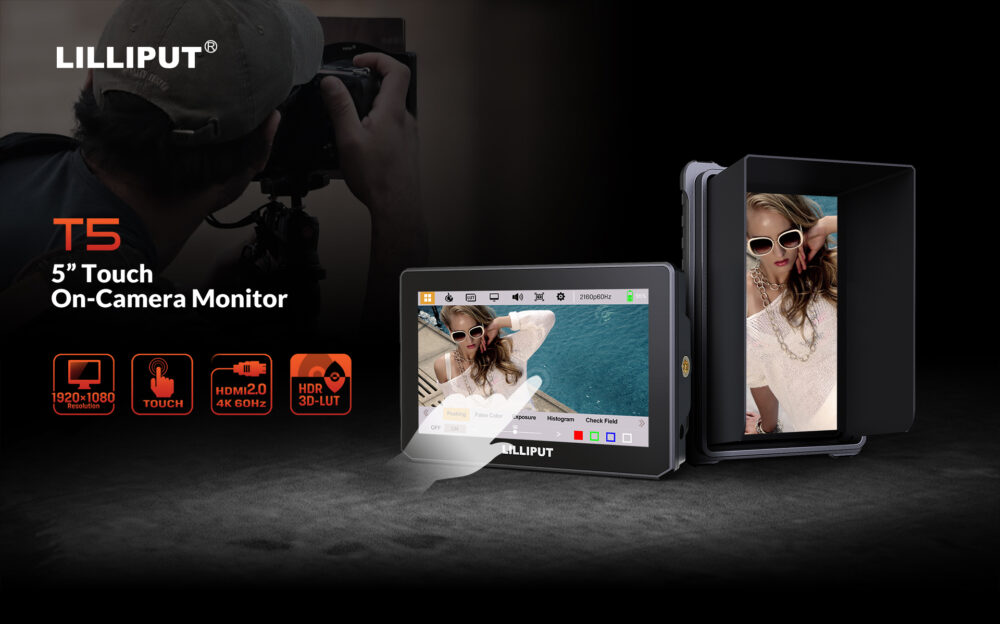 5" LILLIPUT T5 puutetundlik HDMI monitor
