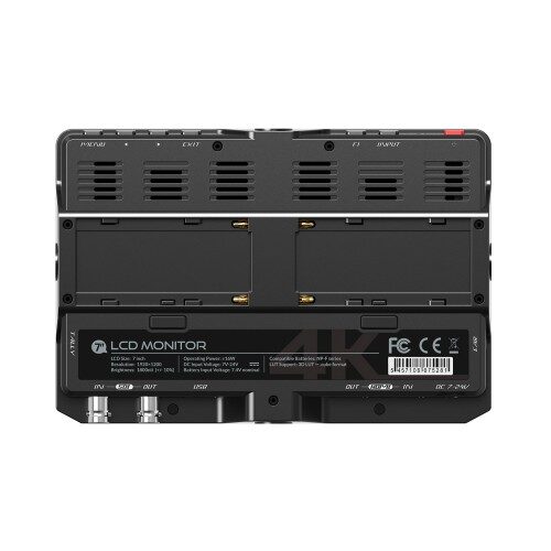 7" LILLIPUT H7S 4K HDMI/SDI 1800-nit videomonitor
