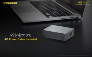 NITECORE UA55 5-Port USB desktop adapter