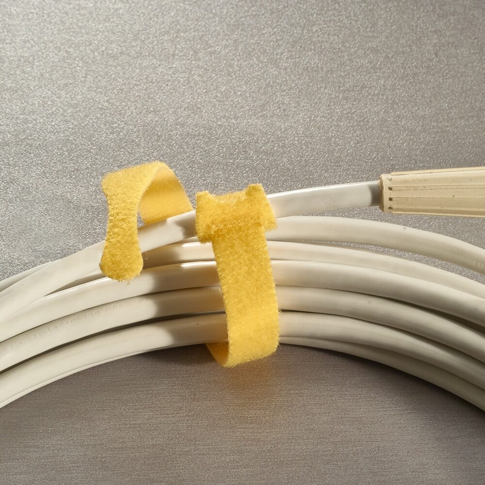 1/2" x 8" RIP-TIE Lite CableWrap, 10 pack, RAINBOW COLORS