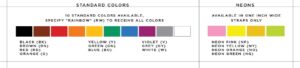1/2" x 8" RIP-TIE Lite CableWrap, 10 pack, RAINBOW COLORS
