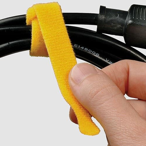 1/2" x 8" RIP-TIE Lite CableWrap, 10 pack, RAINBOW COLORS