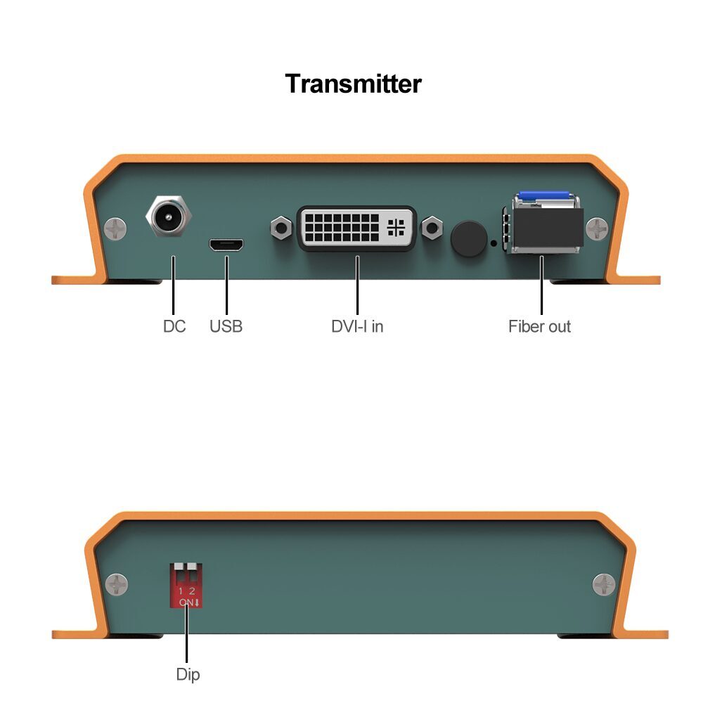 AVMATRIX FE1515 DVI-i over fiber extender