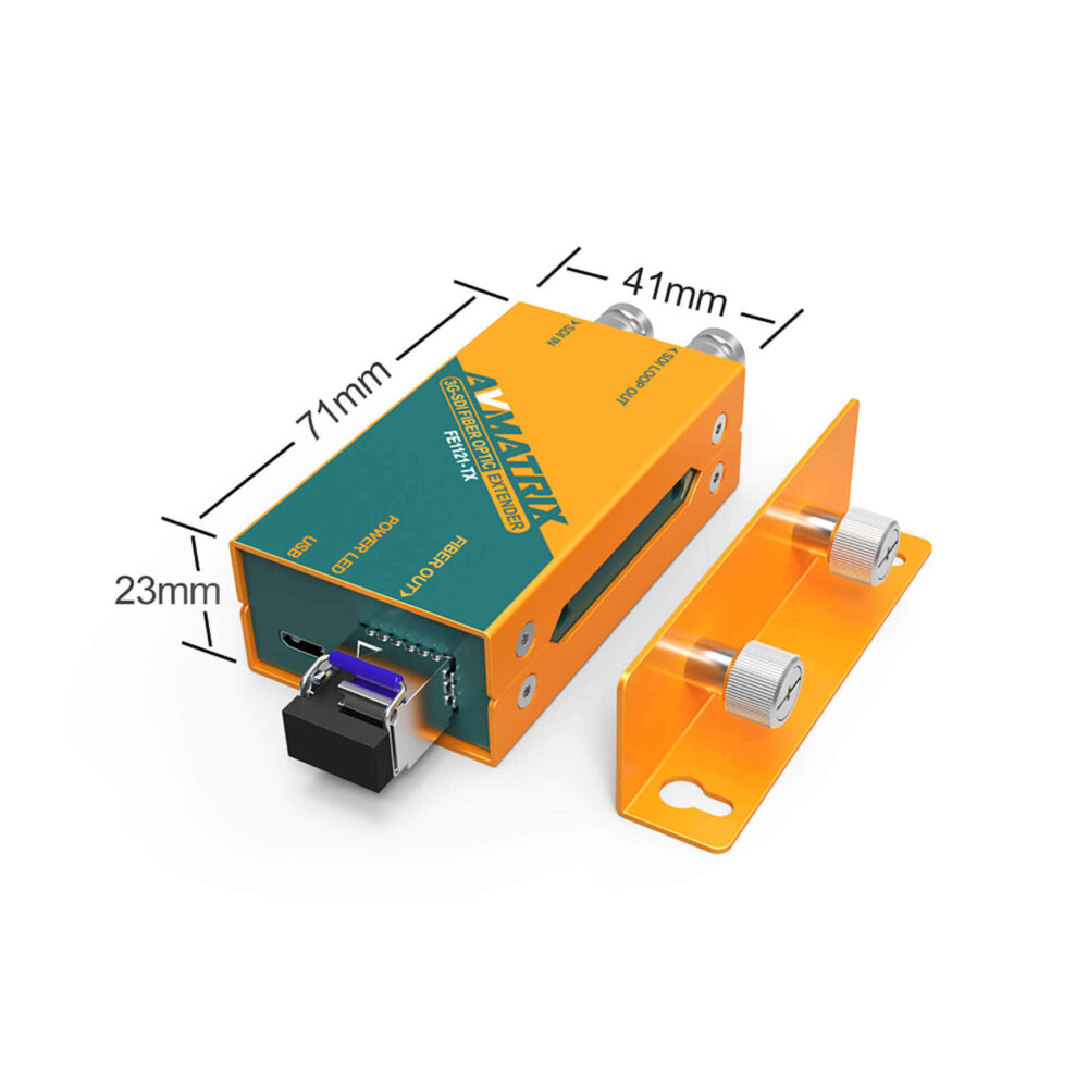 AVMATRIX FE1121 3G-SDI fiber optic extender
