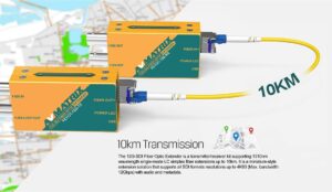 AVMATRIX FE1121-12G 12G-SDI fiber optic extender