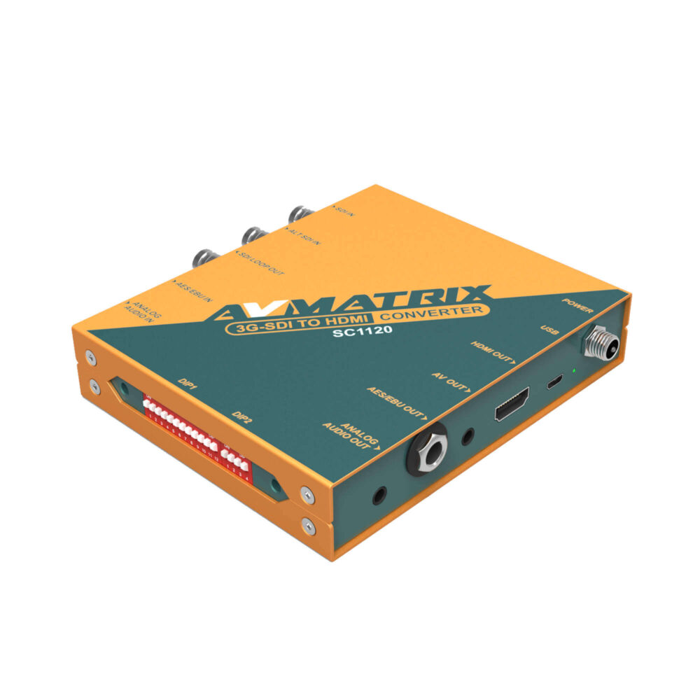 AVMATRIX SC1120 3G-SDI to HDMI & AV scaling converter