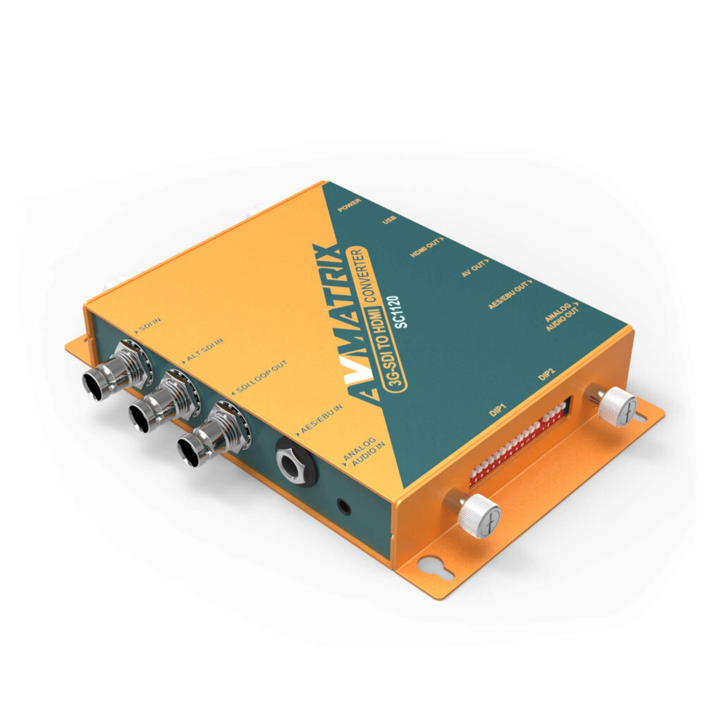 AVMATRIX SC1120 3G-SDI to HDMI & AV scaling converter