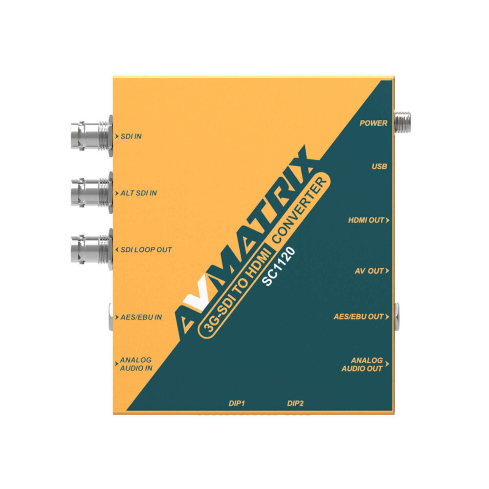 AVMATRIX SC1120 3G-SDI to HDMI & AV scaling converter