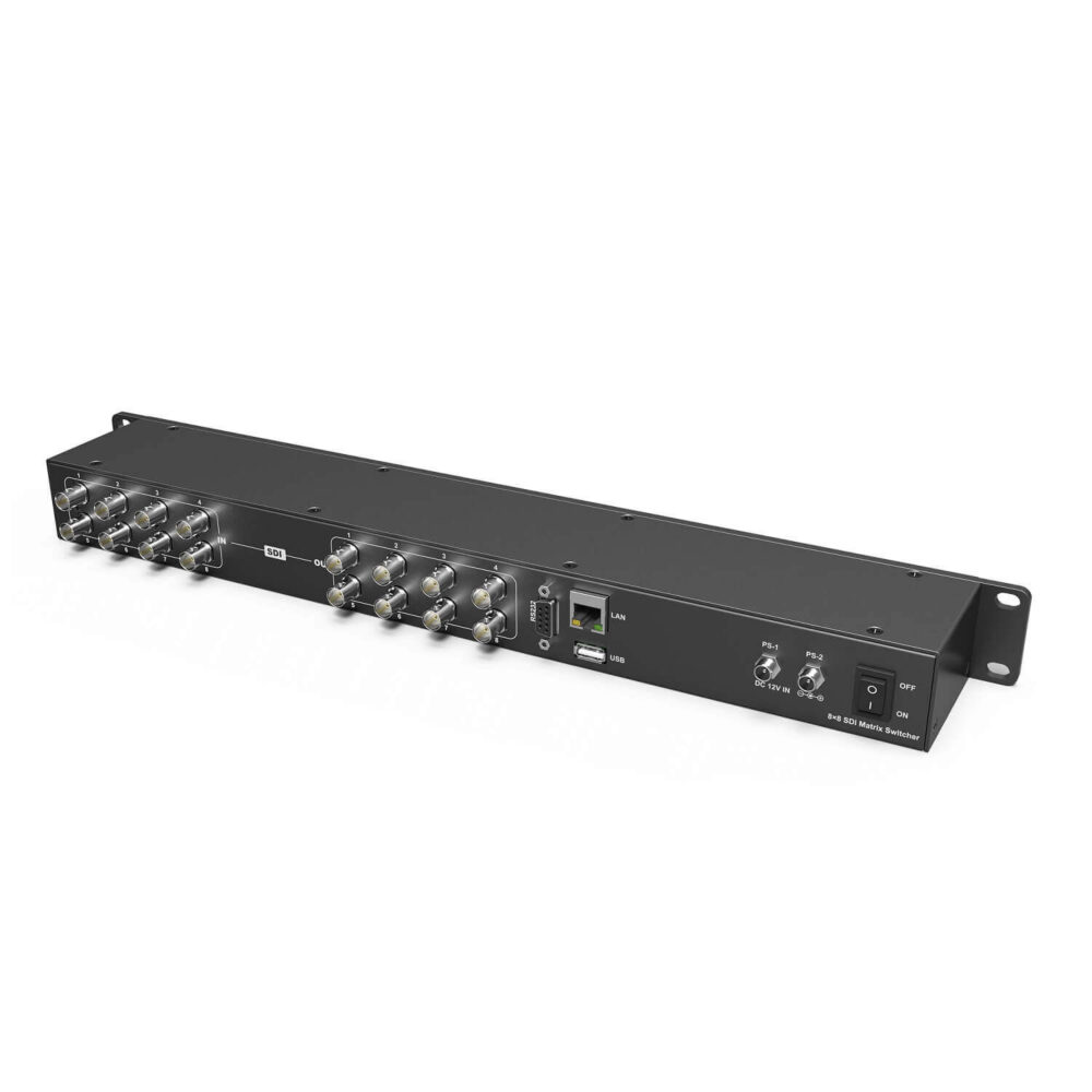 AVMATRIX MSS0811 1RU 8×8 3G-SDI matrix switcher