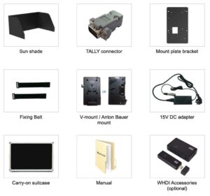 23.8" LILLIPUT BM230-4KS monitor, 4K HDMI, 3G-SDI, 10bit