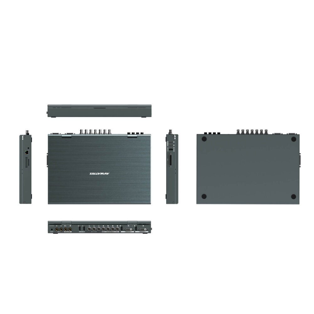 AVMATRIX PVS0615U multi-format 6 channel streaming video switcher