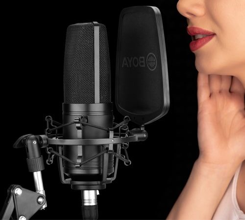 BOYA BY-M1000 large diaphragm condenser microphone