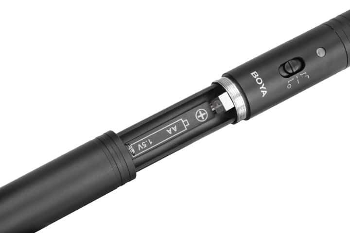 BOYA BY-PVM3000M shotgun microphone with medium long capsule