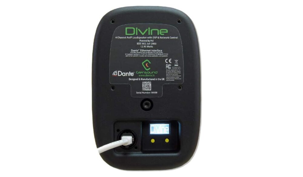 GLENSOUND Divine PoE powered network audio loudspeaker