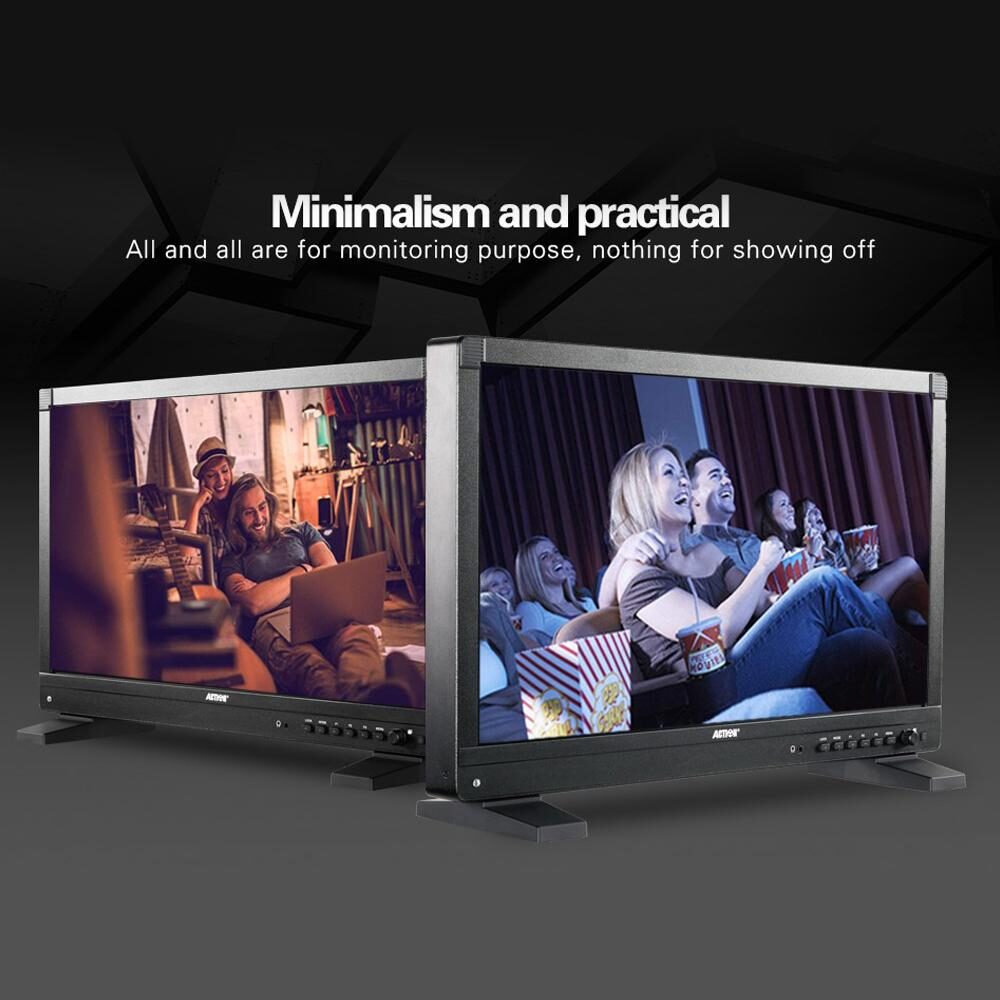 21.5” RUIGE AT-2200HD 3G-SDI HDMI broadcast monitor with armor case