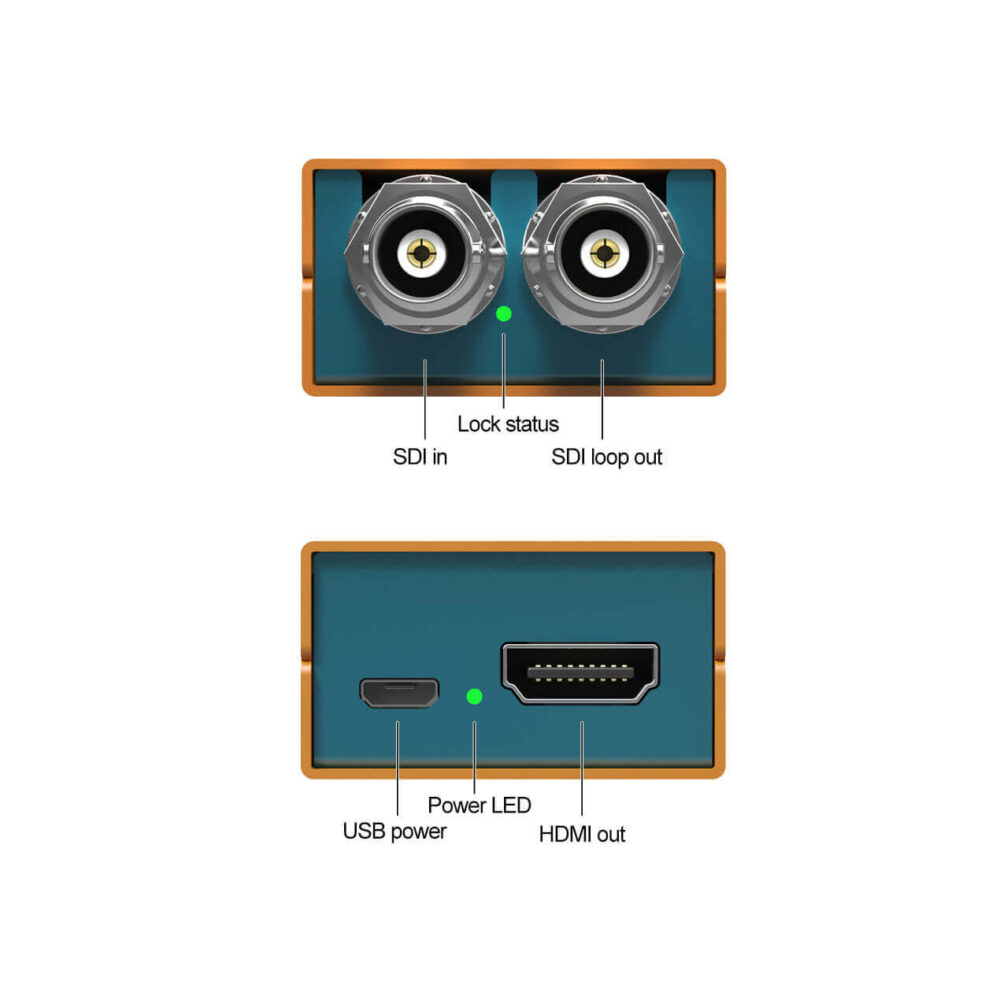 AVMATRIX SC1112 3G-SDI to HDMI mini converter