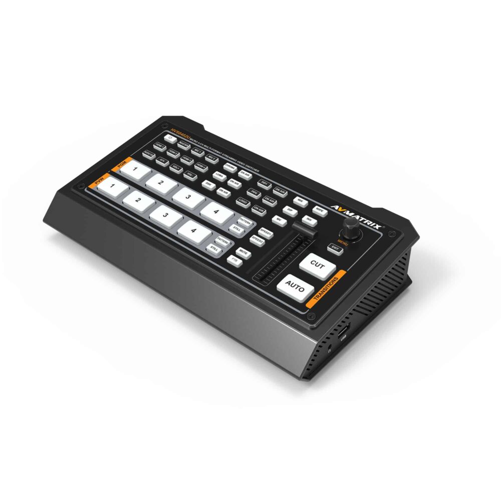AVMATRIX HVS0402U micro 4 channel HDMI live streaming video switcher