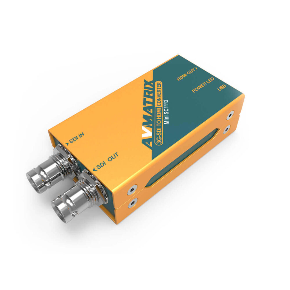 AVMATRIX SC1112 3G-SDI to HDMI mini converter