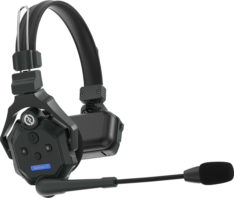 HOLLYLAND Solidcom C1 Full Duplex Wireless Intercom System with 2 headsets