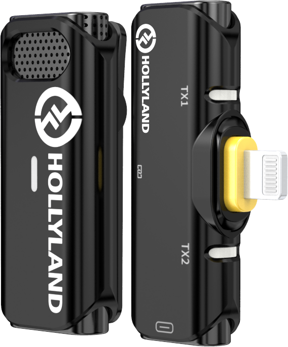 HOLLYLAND Lark C1 Solo Wireless Lavalier Microphone for iPhone