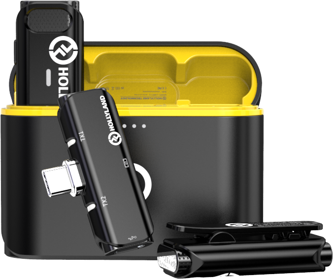 HOLLYLAND Lark C1 Duo Wireless Lavalier Microphone for Android