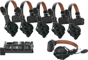 HOLLYLAND Solidcom C1 Pro  Wireless Intercom System with 6 ENC headsets
