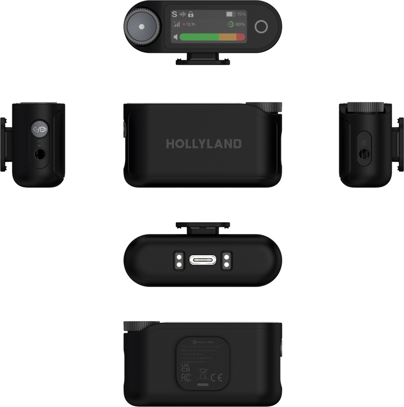 HOLLYLAND LARK MAX 2 Ultimate Combo with OWS Monitor Earphone + Camera RX + USB-C RX