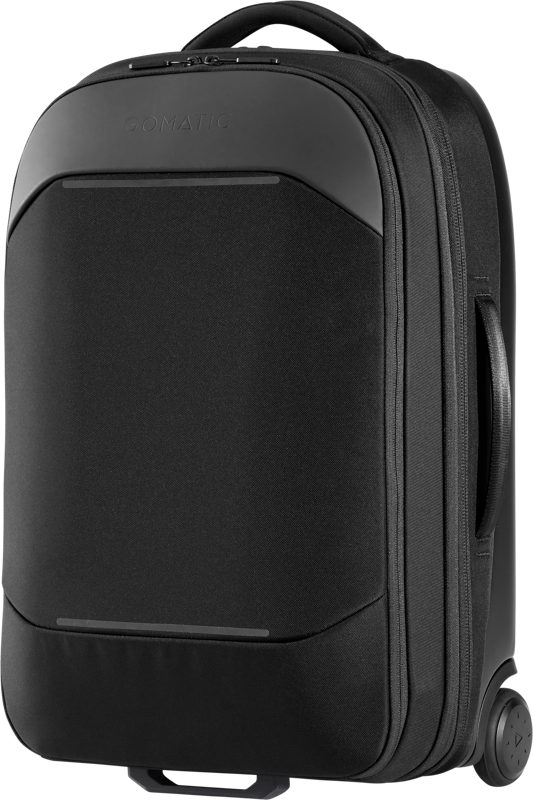 GOMATIC Navigator 37L Wheeled Expandable Carry-On Bag (Black)