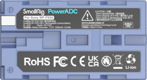 SMALLRIG 4331 Camera Battery USB-C Rechargable NP-F550