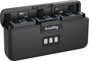 ensuring prolonged usage. The robust PD 27W ultra-fast charging case enables simultaneous full charging of the three fast-charging batteries within just 1.5 hours