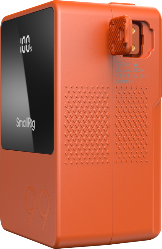 SMALLRIG 4929 V-Mount Battery Mini VB99 (Orange)