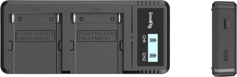 SMALLRIG 4086 Battery Charger For NP-F970 Batteries