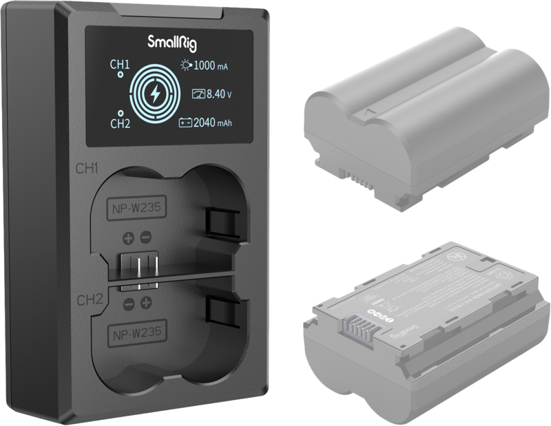 SMALLRIG 4085 Battery Charger For NP-W235 Batteries