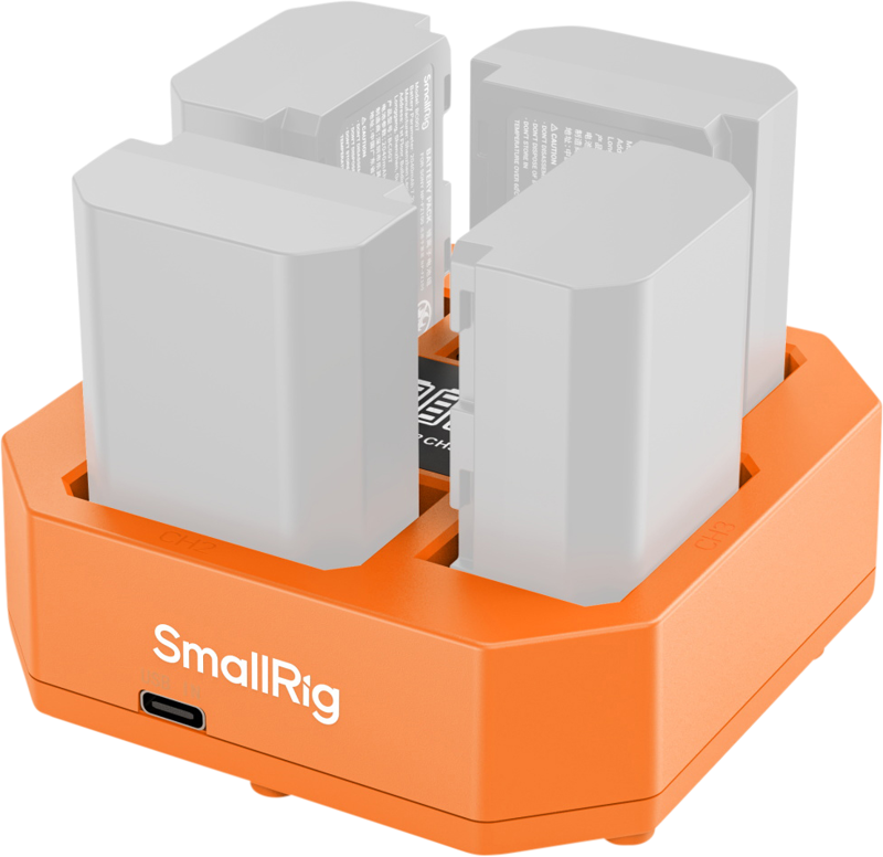 SMALLRIG 4839 NP-FZ100 4-Channel Camera Battery Charger