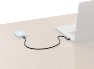 SMALLRIG 4790 USB-C (Straight) to USB-C (Angled) Data Cable 35cm