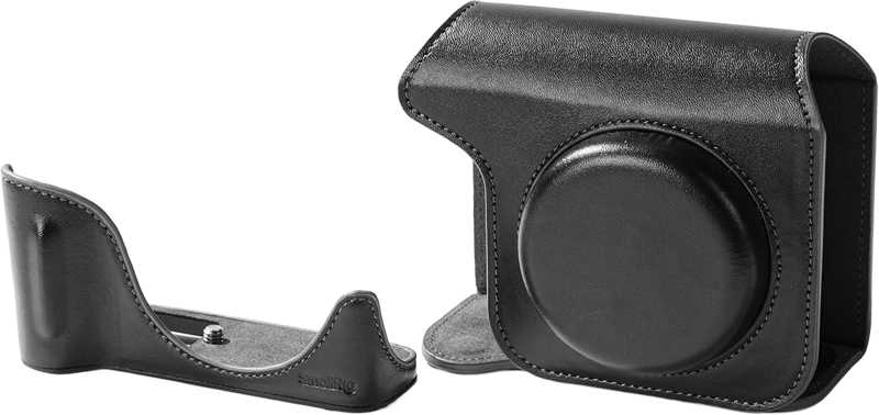 SMALLRIG 5386 Leather Case Kit for Canon PowerShot V1 Black