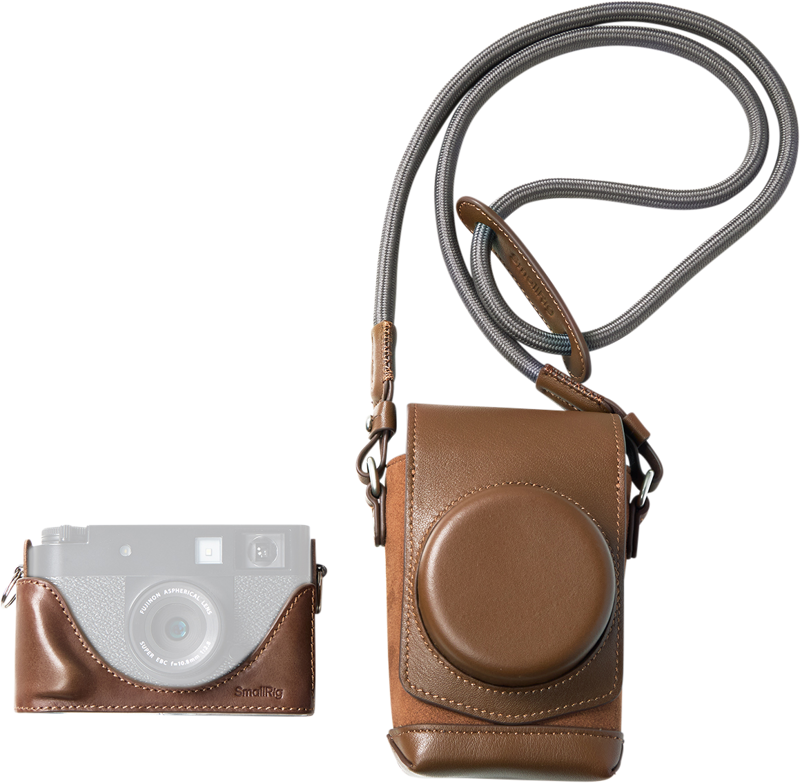 SMALLRIG 5218 Leather Case Kit for FUJIFILM X half Brown