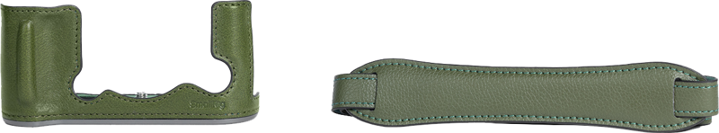 SMALLRIG 4711 Leather Half Case Kit for Fujifilm X-T50 Green