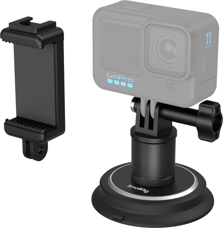 SMALLRIG 4347 Suction Cup Mounting Support for Action Cameras
