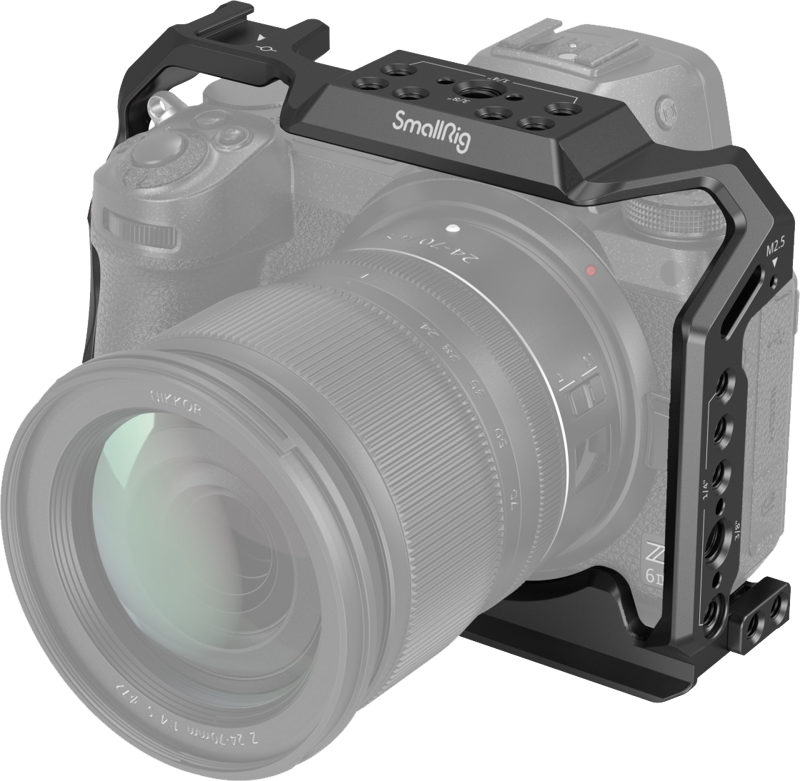 A formfitting full Cage for Nikon Z5/Z6/Z7/Z6II and Z7II Cameras